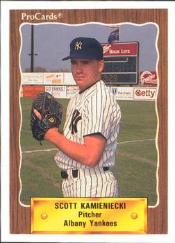1990 ProCards #1034 Scott Kamieniecki Front