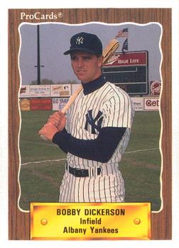 1990 ProCards #1040 Bobby Dickerson Front