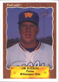 1990 ProCards #1049 Jim Blueberg Front