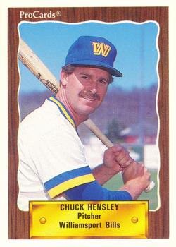 1990 ProCards #1055 Chuck Hensley Front