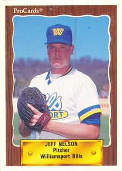 1990 ProCards #1056 Jeff Nelson Front