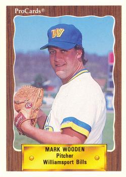 1990 ProCards #1059 Mark Wooden Front