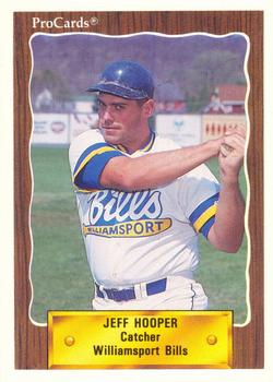 1990 ProCards #1060 Jeff Hooper Front