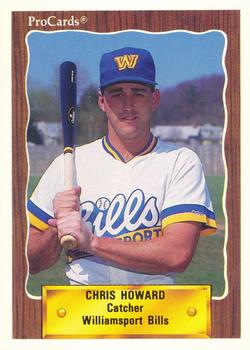 1990 ProCards #1061 Chris Howard Front