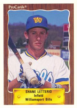 1990 ProCards #1064 Shane Letterio Front