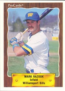 1990 ProCards #1066 Mark Razook Front