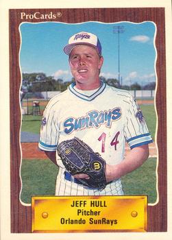 1990 ProCards #1085 Jeff Hull Front