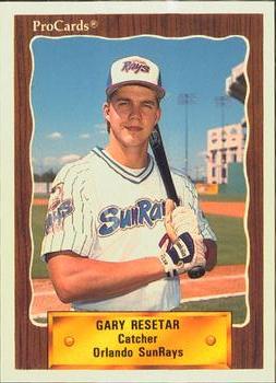 1990 ProCards #1087 Gary Resetar Front