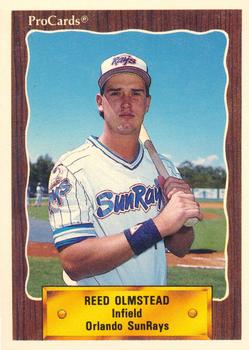 1990 ProCards #1092 Reed Olmstead Front