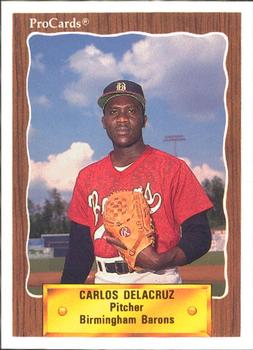 1990 ProCards #1102 Carlos Delacruz Front