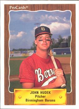 1990 ProCards #1107 John Hudek Front