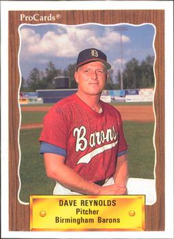 1990 ProCards #1109 Dave Reynolds Front