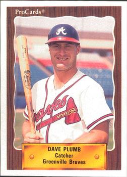 1990 ProCards #1133 Dave Plumb Front