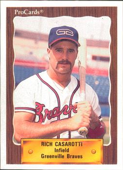1990 ProCards #1135 Rich Casarotti Front
