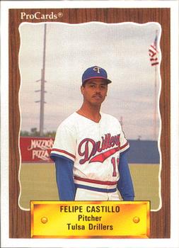 1990 ProCards #1150 Felipe Castillo Front