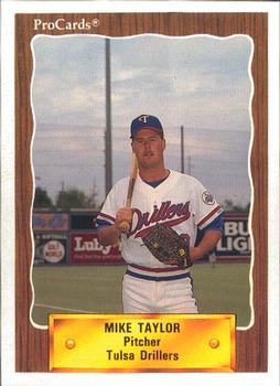 1990 ProCards #1156 Mike Taylor Front