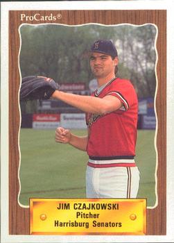 1990 ProCards #1187 Jim Czajkowski Front