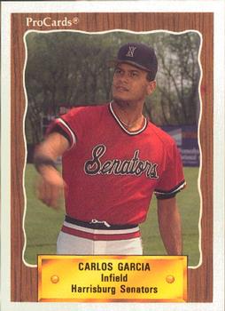 1990 ProCards #1199 Carlos Garcia Front