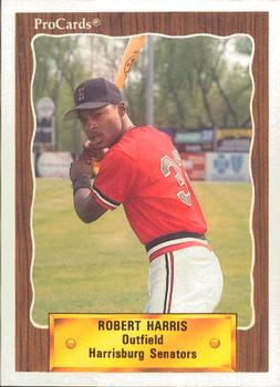 1990 ProCards #1205 Robert Harris Front