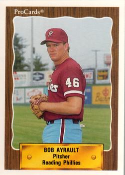 1990 ProCards #1212 Bob Ayrault Front