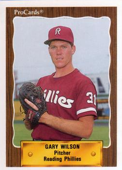 1990 ProCards #1221 Gary Wilson Front