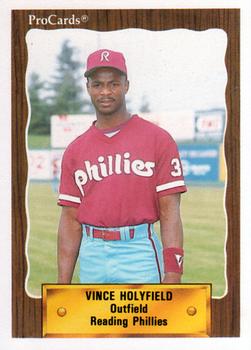 1990 ProCards #1231 Vince Holyfield Front