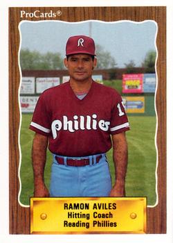 1990 ProCards #1236 Ramon Aviles Front