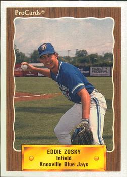 1990 ProCards #1251 Eddie Zosky Front