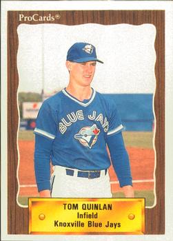 1990 ProCards #1252 Tom Quinlan Front