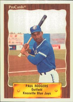 1990 ProCards #1255 Paul Rodgers Front