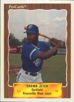 1990 ProCards #1257 Shawn Jeter Front