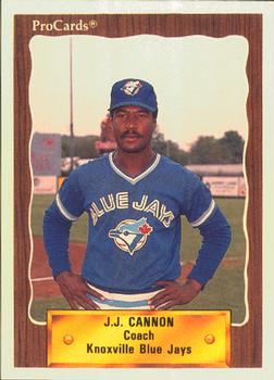 1990 ProCards #1260 J.J. Cannon Front