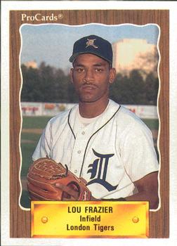 1990 ProCards #1276 Lou Frazier Front