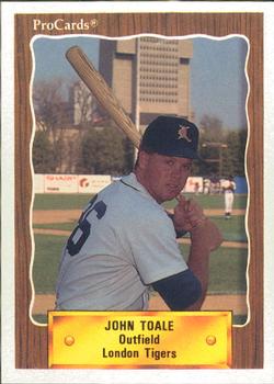 1990 ProCards #1283 John Toale Front