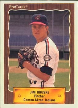 1990 ProCards #1285 Jim Bruske Front