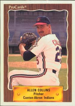 1990 ProCards #1286 Allen Collins Front