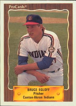 1990 ProCards #1288 Bruce Egloff Front