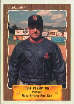 1990 ProCards #1319 Jeff Plympton Front