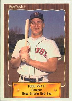 1990 ProCards #1321 Todd Pratt Front