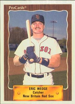 1990 ProCards #1322 Eric Wedge Front