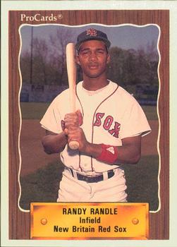 1990 ProCards #1328 Randy Randle Front