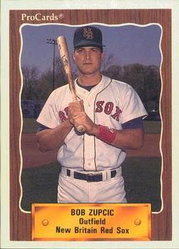 1990 ProCards #1333 Bob Zupcic Front