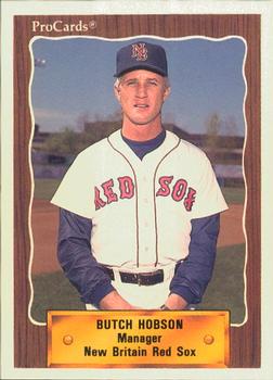 1990 ProCards #1334 Butch Hobson Front