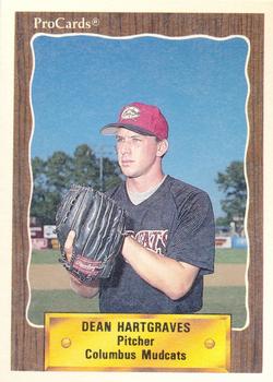 1990 ProCards #1343 Dean Hartgraves Front