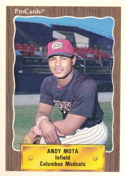 1990 ProCards #1354 Andy Mota Front