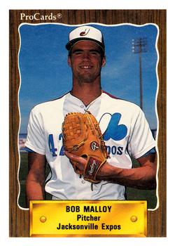 1990 ProCards #1370 Bob Malloy Front