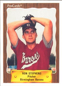 1990 ProCards #1393 Ron Stephens Front