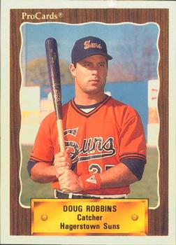 1990 ProCards #1416 Doug Robbins Front