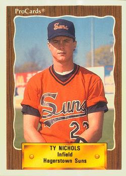 1990 ProCards #1425 Ty Nichols Front