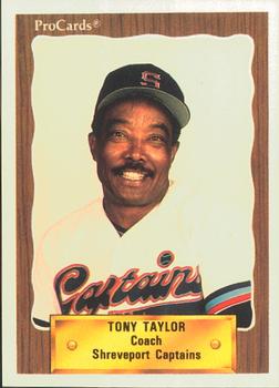 1990 ProCards #1459 Tony Taylor Front